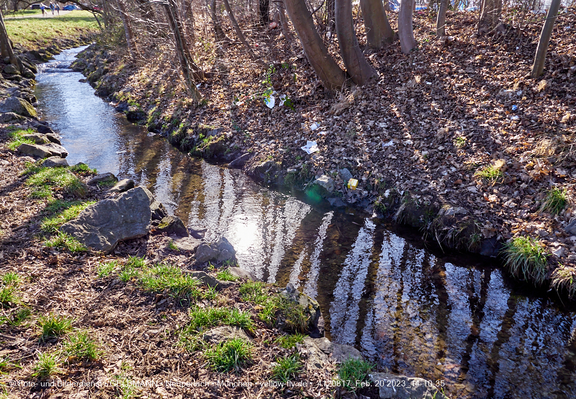20.20.2023 - der 'verschwundene' Hachinger Bach in Berg am Laim